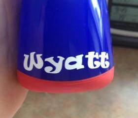 Washable Sippy Cup Labels